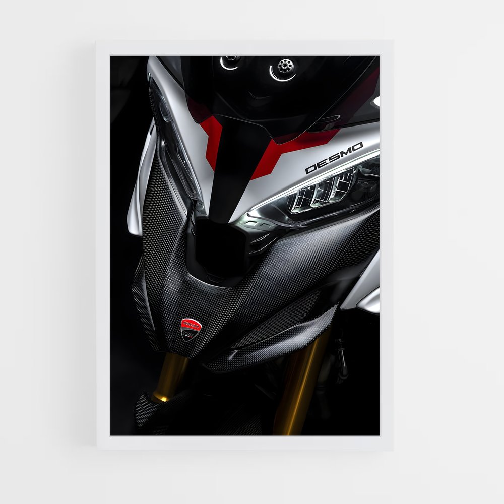 Poster éclatant Multistrada v – affiche Ducati (vue 3)